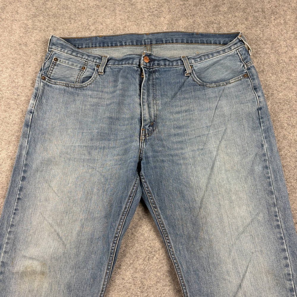 Levi's 569 Relaxed Straight Jeans Mens W38 L32 Blue Denim Bootcut Western Cowboy